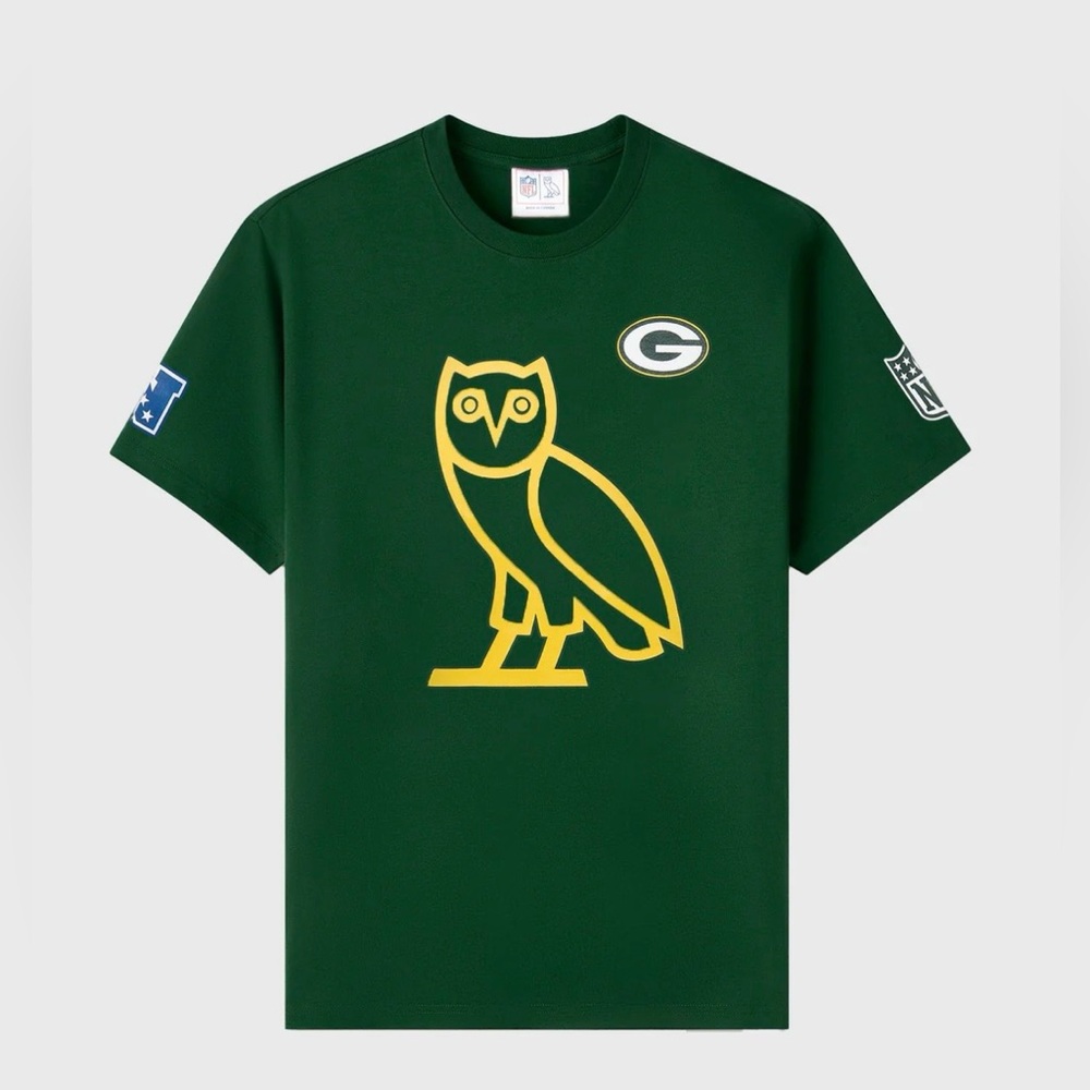 NWT NFL Green Bay Packers OVO icon T-Shirt